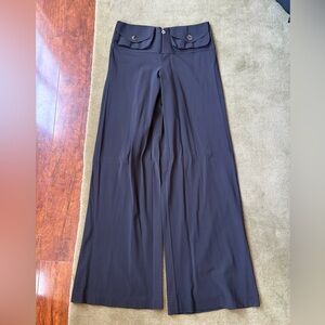 Marithe Francois Girbaud Black Wide-Leg Pants